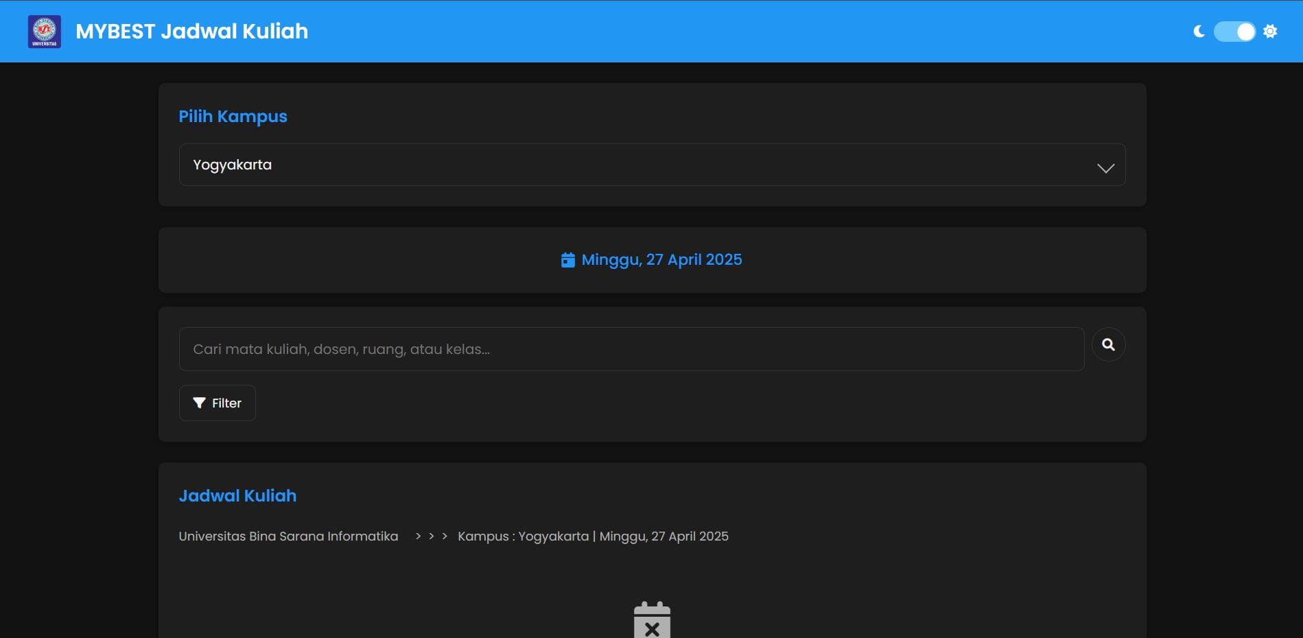 Schedule Scraper API Project