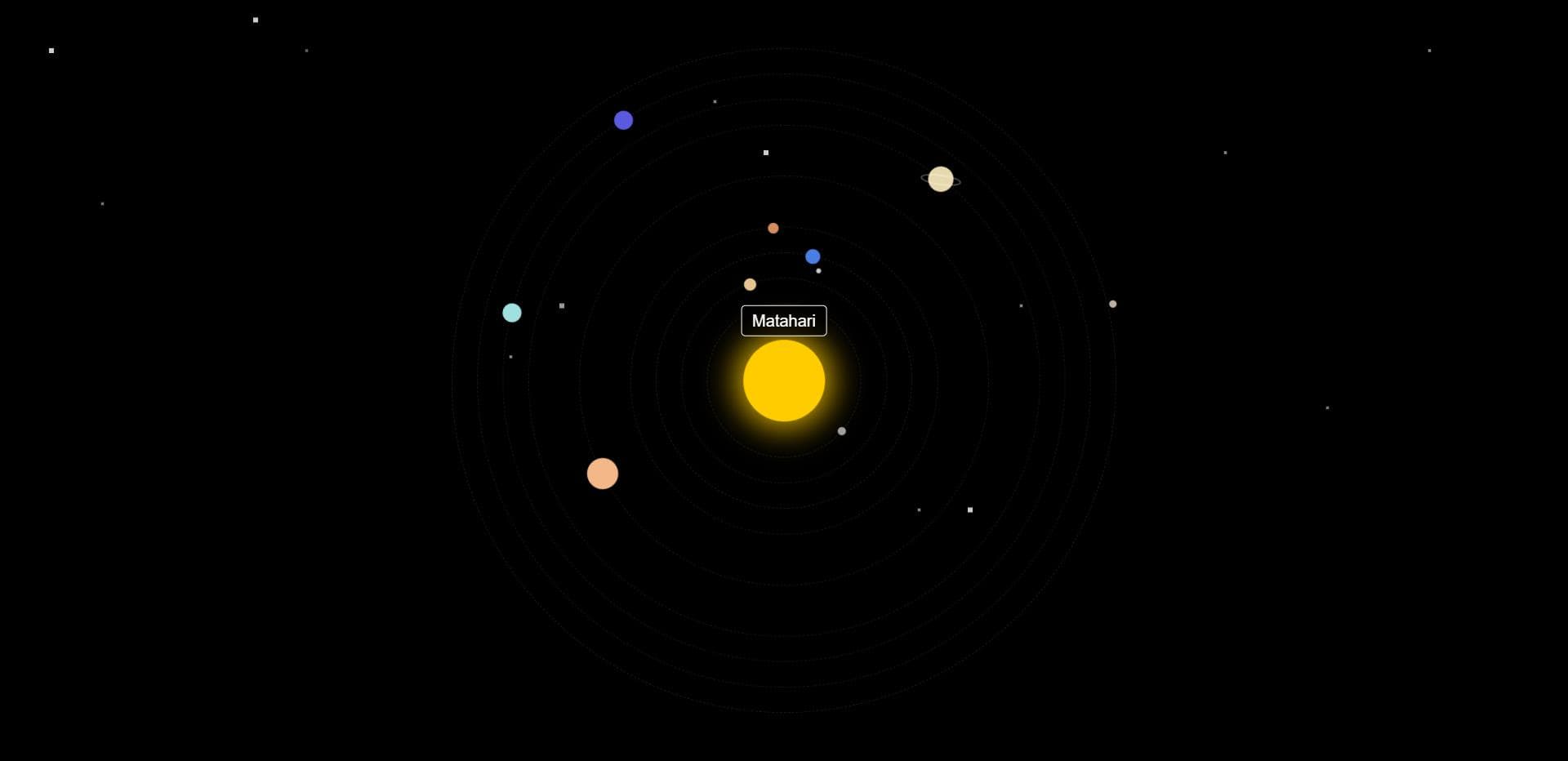 Solar System Game Project Screenshot
